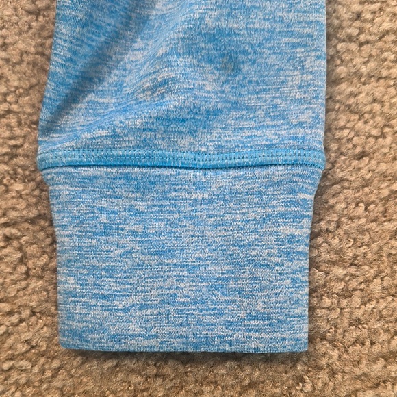 Under Armour Kids Hoodie Pullover Sweatshirt Athletic Youth Blue Orange Size L - Picture 4 of 5